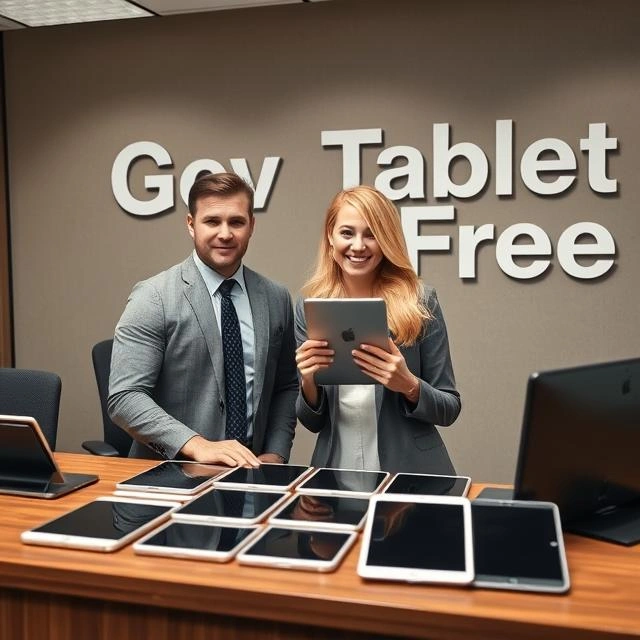 free tablet from government