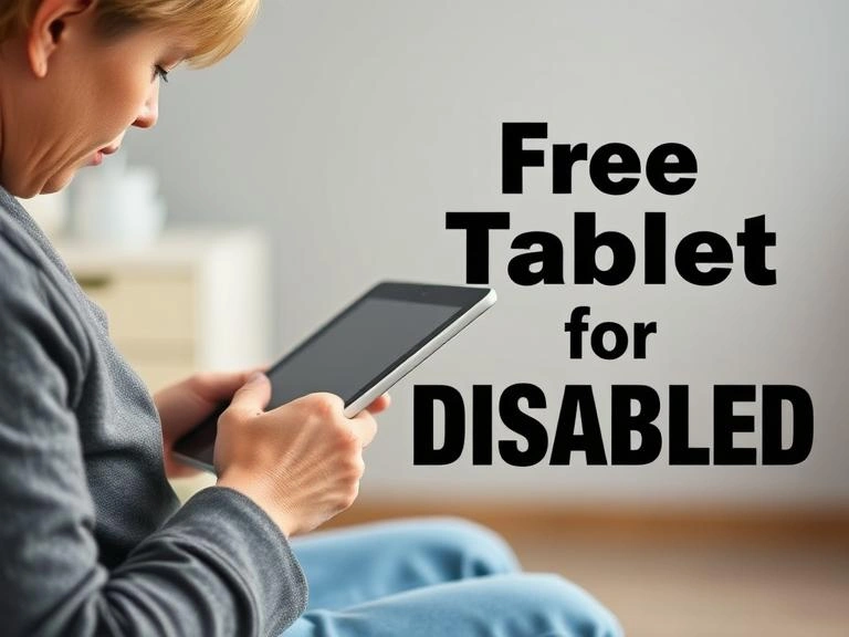 Free Tablet for Disabled